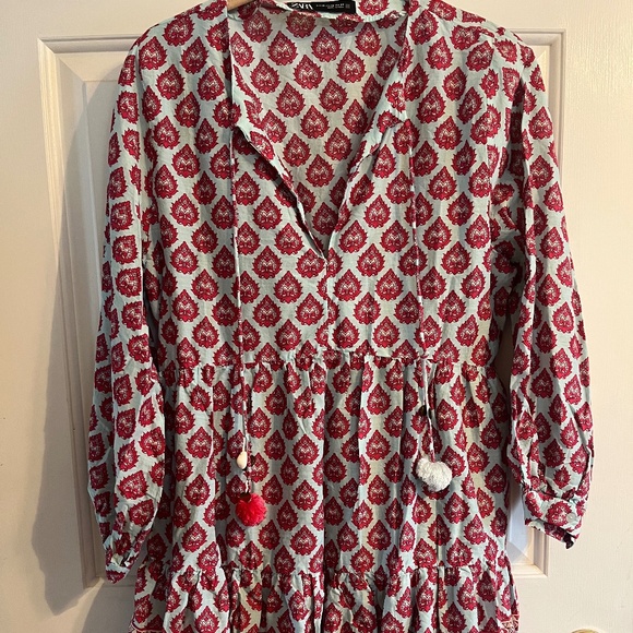 Zara Blockprint Dress - Picture 1 of 5